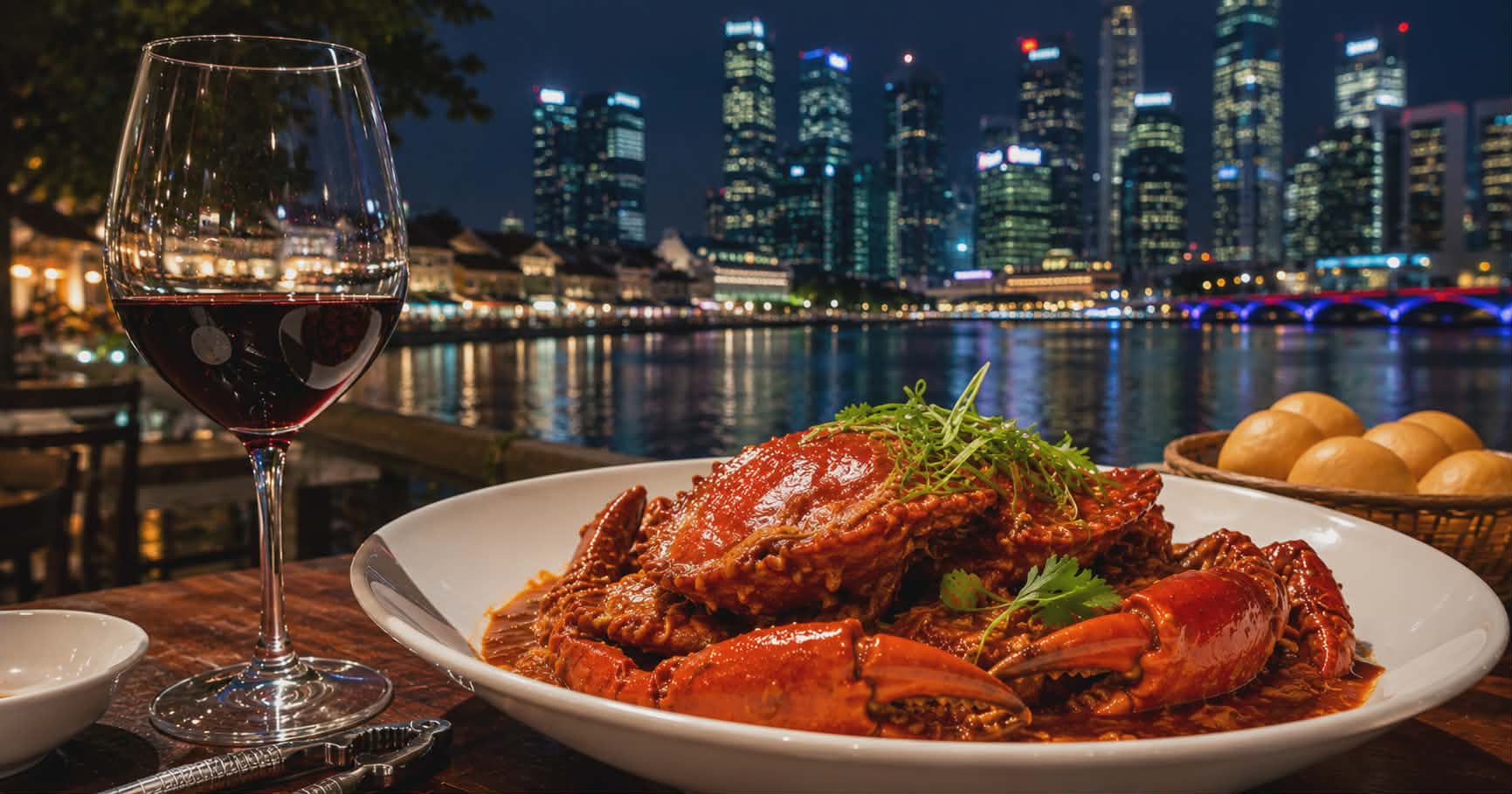 Home red wine chili crab singapore